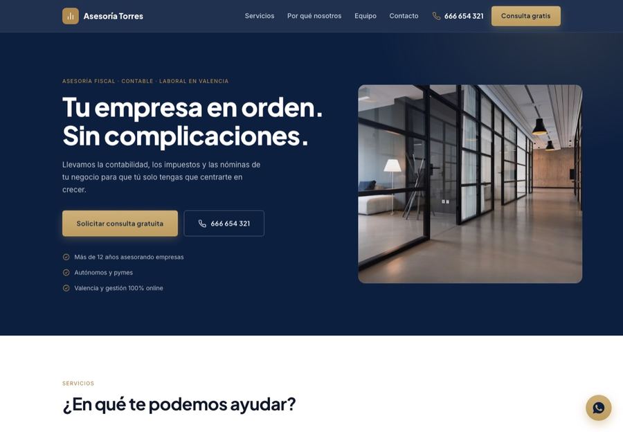 Torres consultancy website