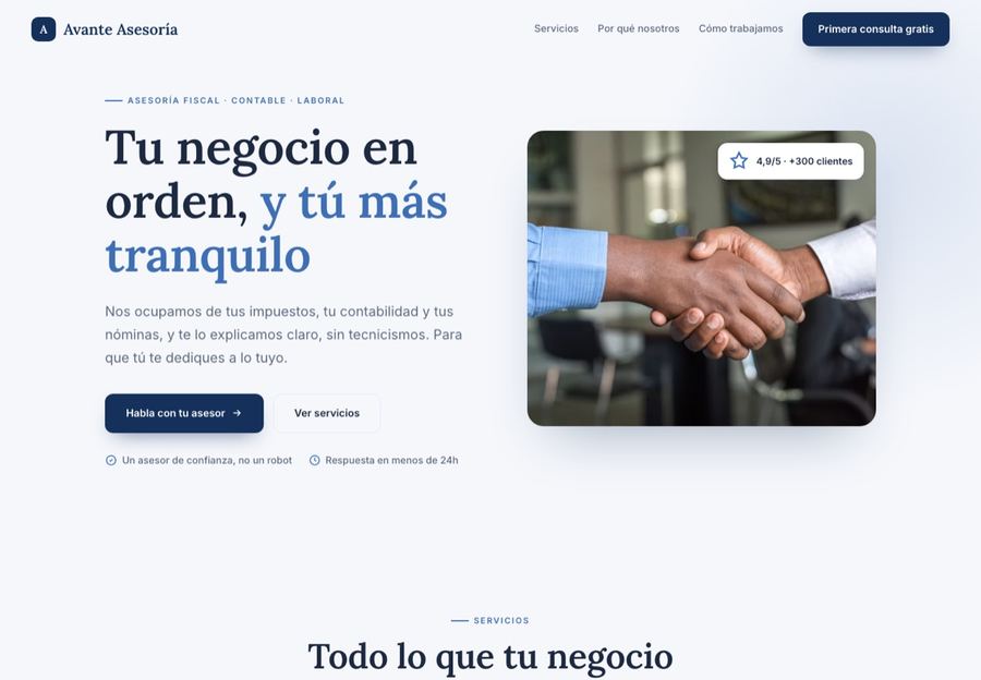Tax and labour consultancy website